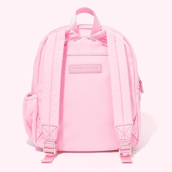 Stoney Clover Lane Flamingo Pink backpack with letter “C” iron on - Picture 4 of 9